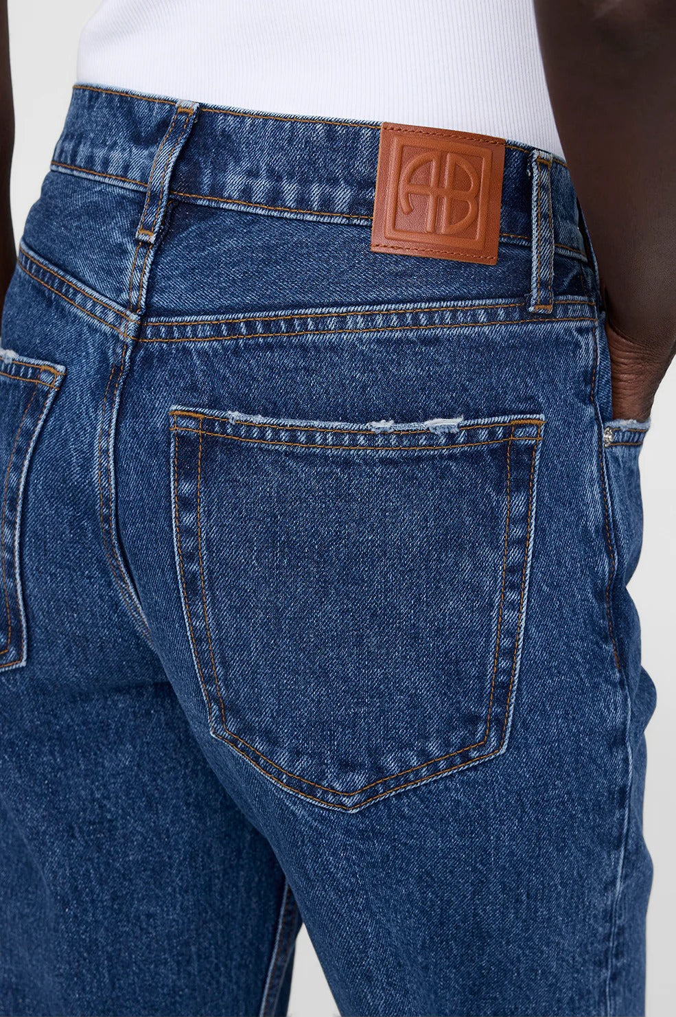 Anine Bing | Roy Jean 31" - Clean Indigo Denim