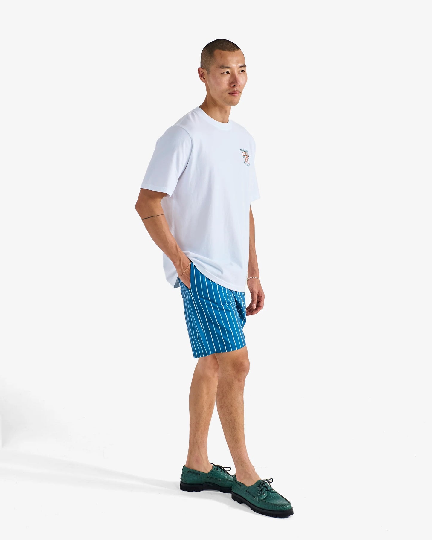 Malbon | Vacation Club Tee - White