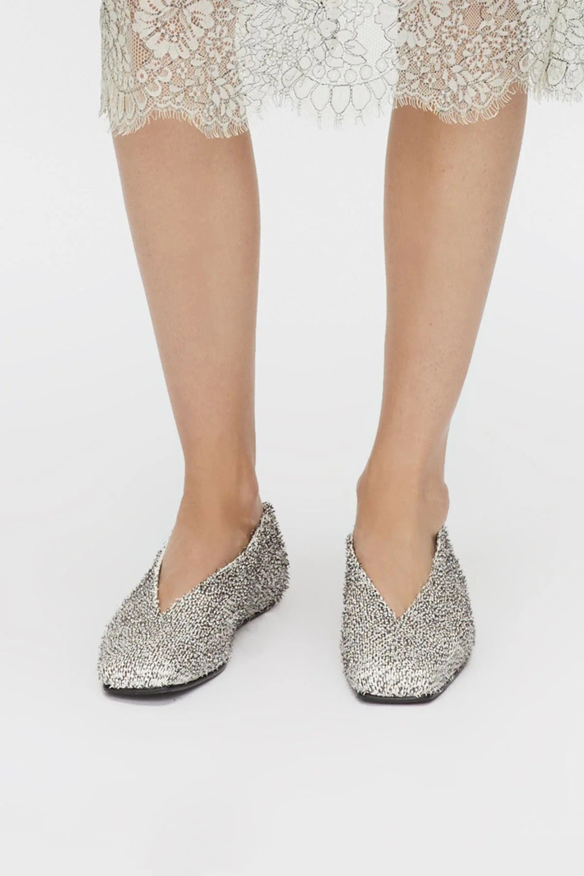 Camilla and Marc | Birgitte Two Tone Ballerina - Black/White