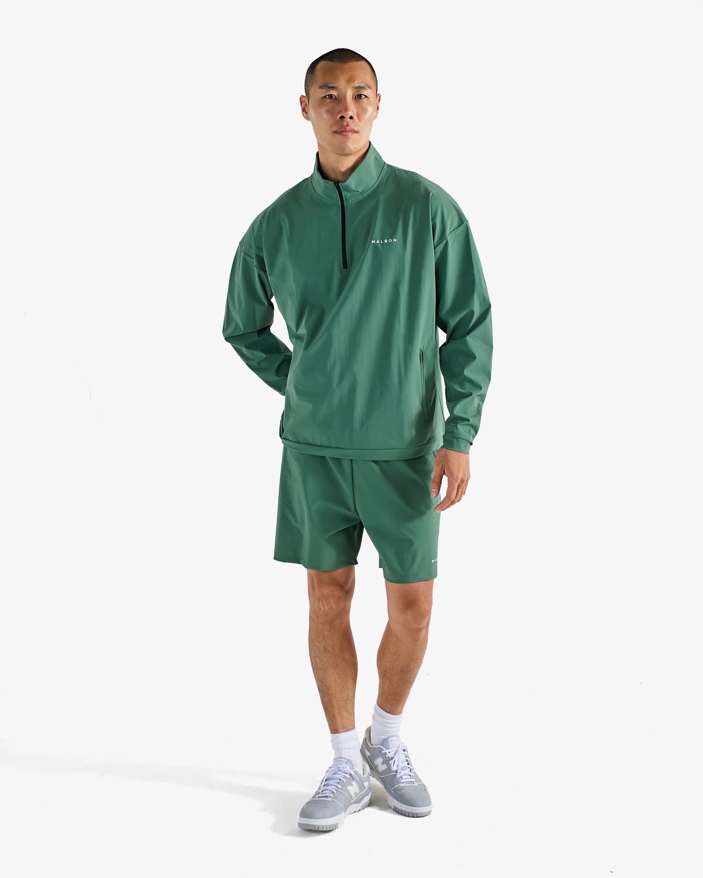 Malbon | Performance 2 in 1 Shorts - Forest/Black