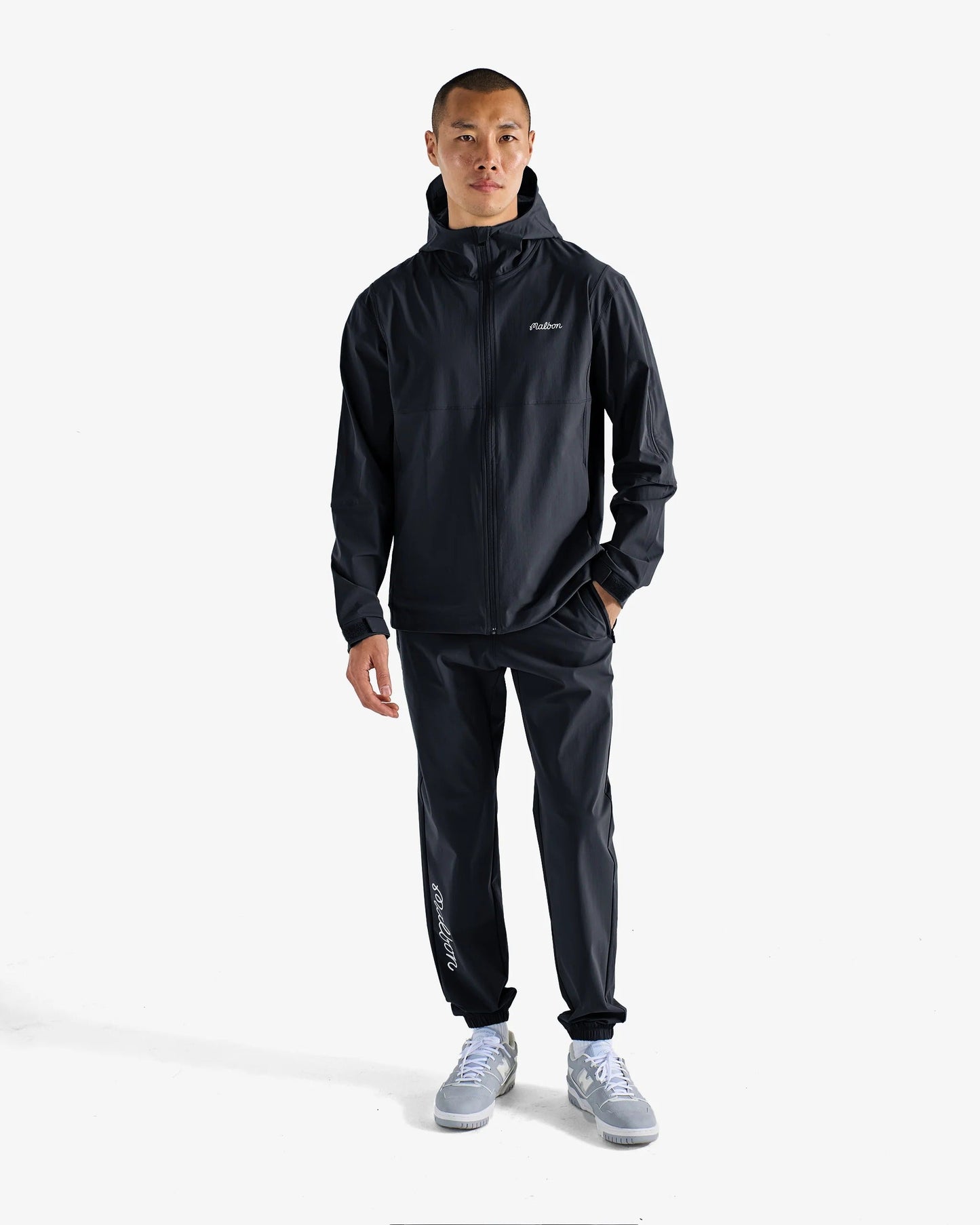 Malbon | Performance Full Zip Shell Jacket - Black