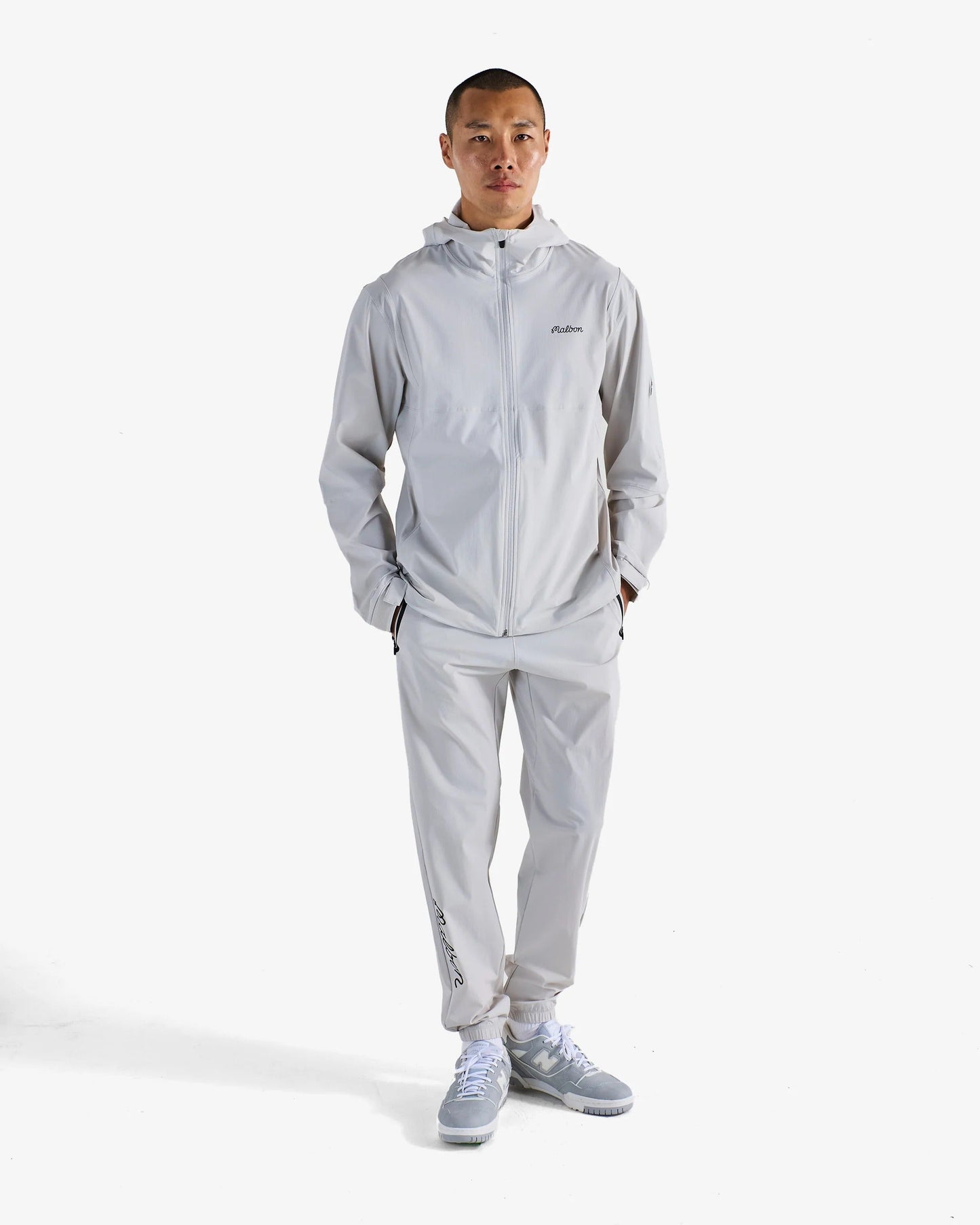 Malbon | Performance Full Zip Shell Jacket - Slate