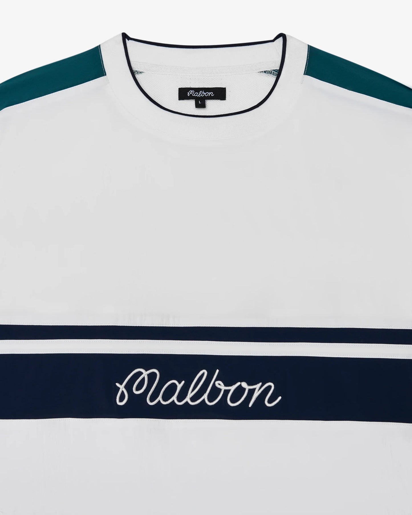 Malbon | Sportiva Nylon Popover - White