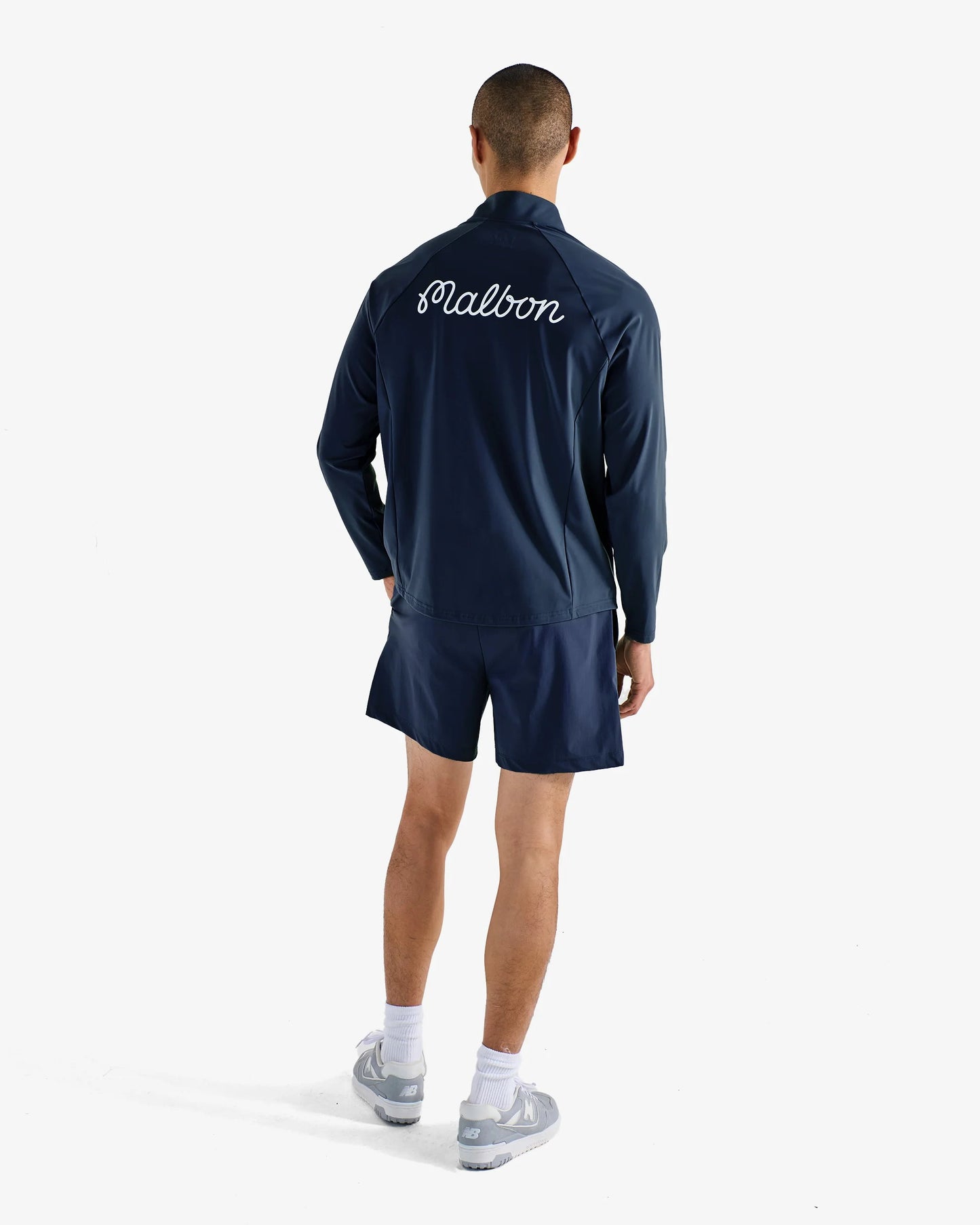 Malbon | Performance Raglan Quarter Zip - Navy