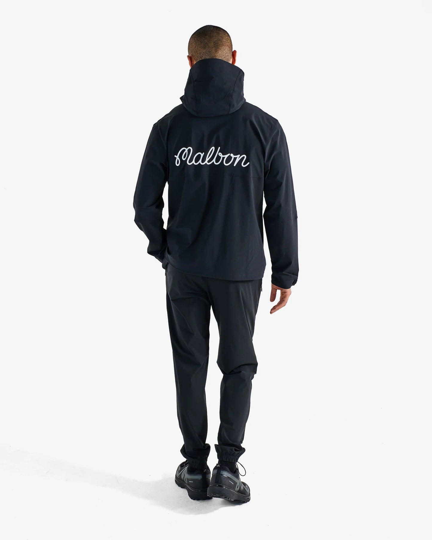 Malbon | Performance Full Zip Shell Jacket - Black