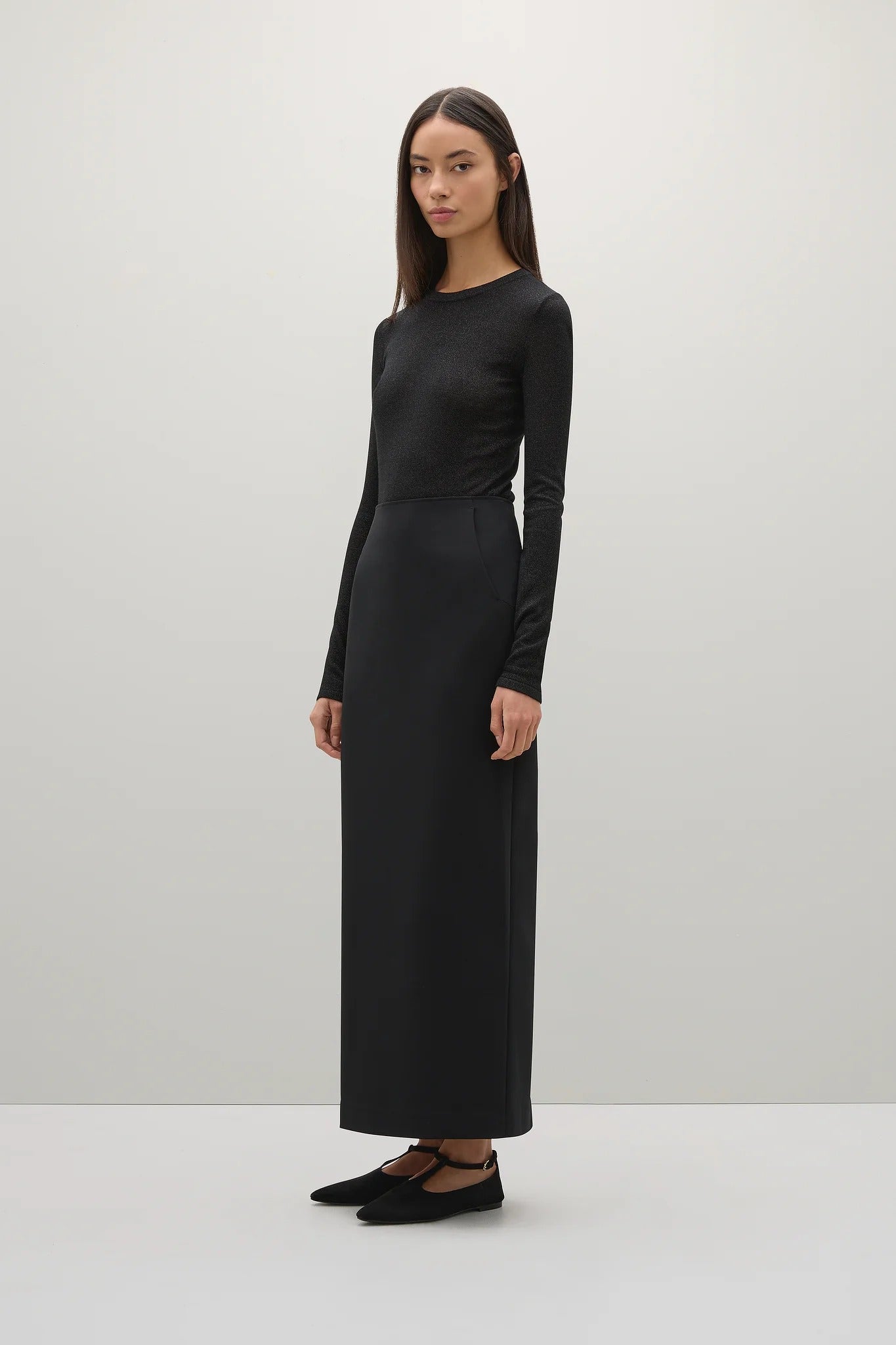 A. Emery | The Charlie Top - Metallic Black