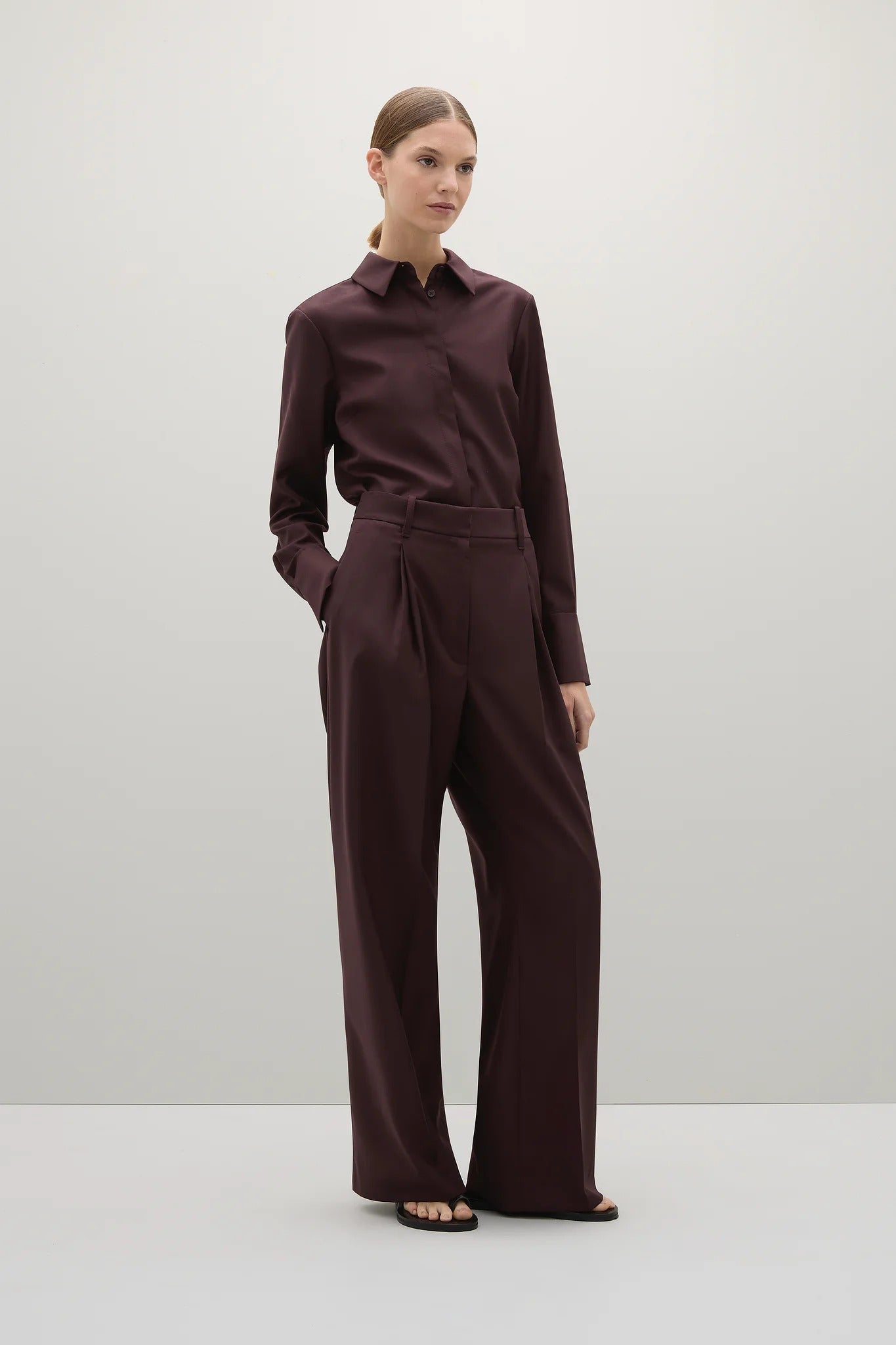 A.Emery | The Philippa Shirt - Mulberry