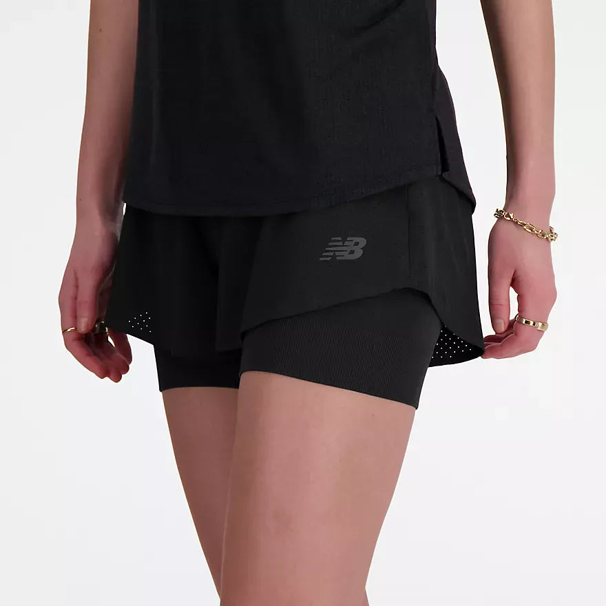New Balance | RC 2-In-1 Short 3 Inch - Black