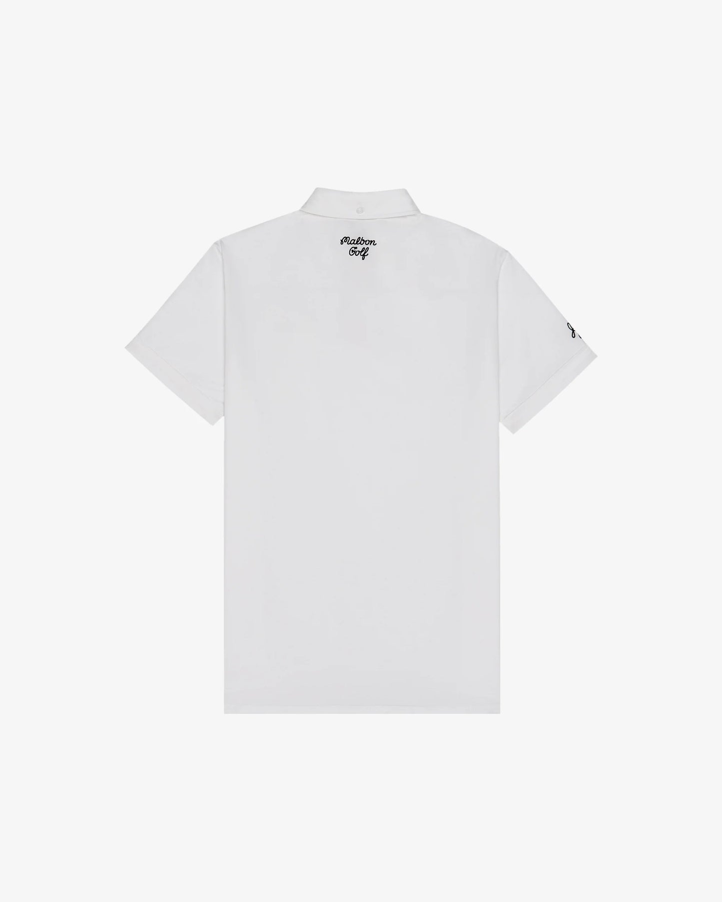 Malbon | Jesper Parnevik Single Pocket Mercerised Cotton Jersey Polo - White