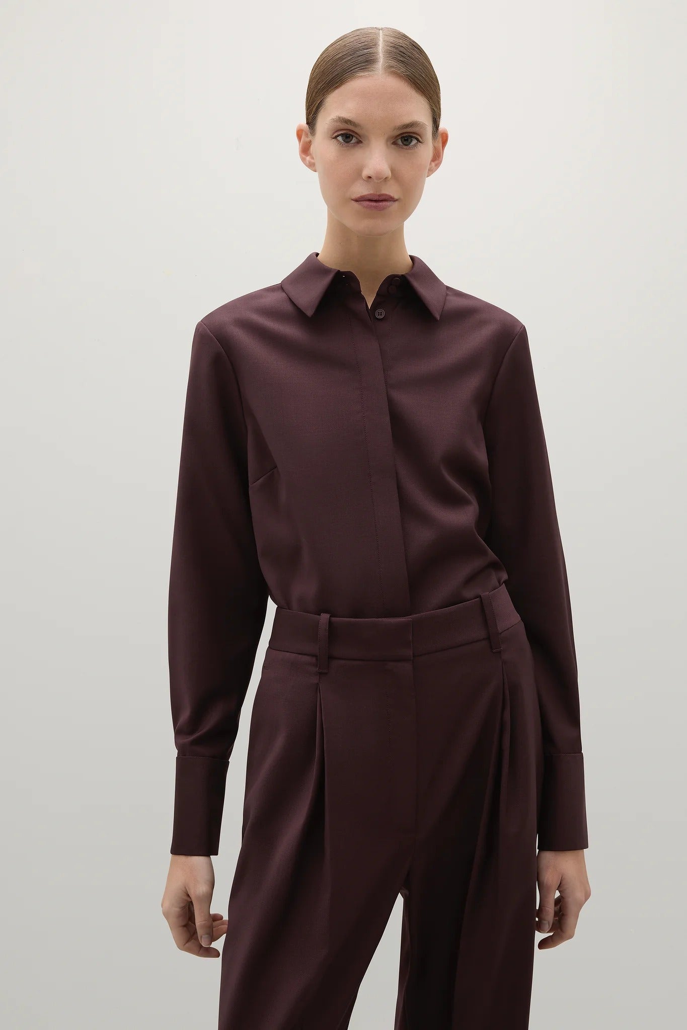 A.Emery | The Philippa Shirt - Mulberry
