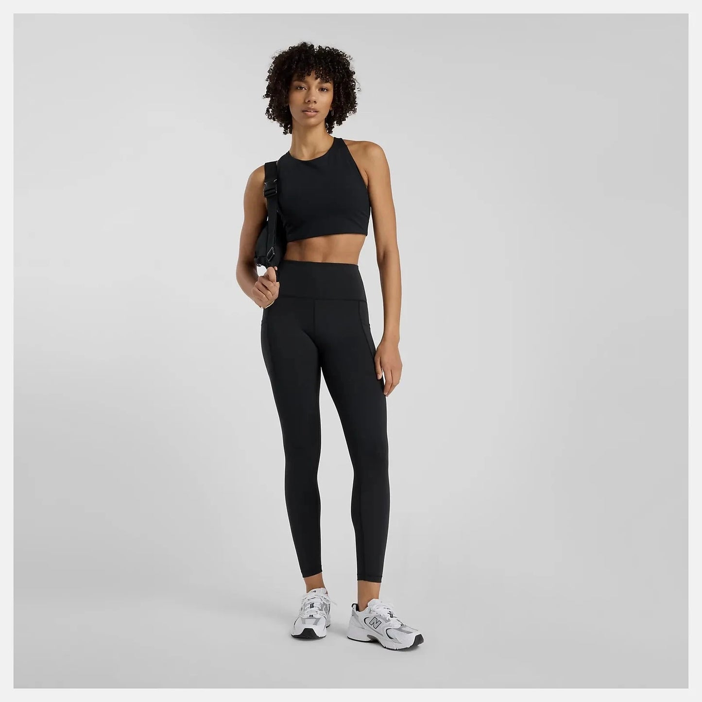 New Balance | Sleek Pocket High Rise Legging 25 Inch - Black