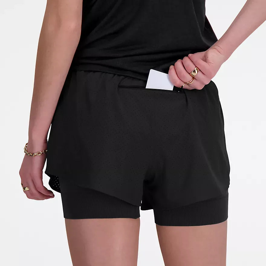 New Balance | RC 2-In-1 Short 3 Inch - Black