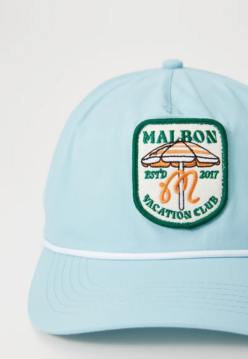 Malbon | Vacation Club Nylon Rope Hat - Light Blue