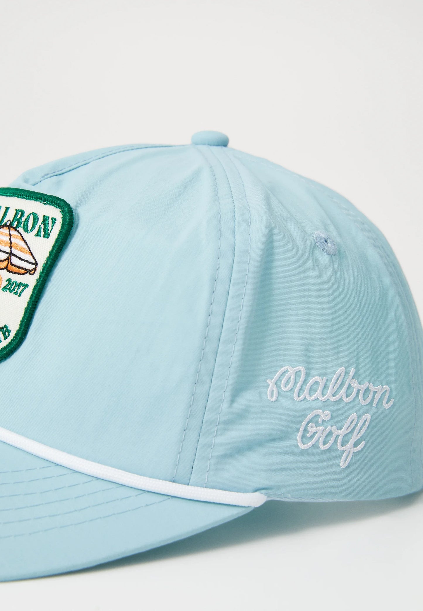 Malbon | Vacation Club Nylon Rope Hat - Light Blue