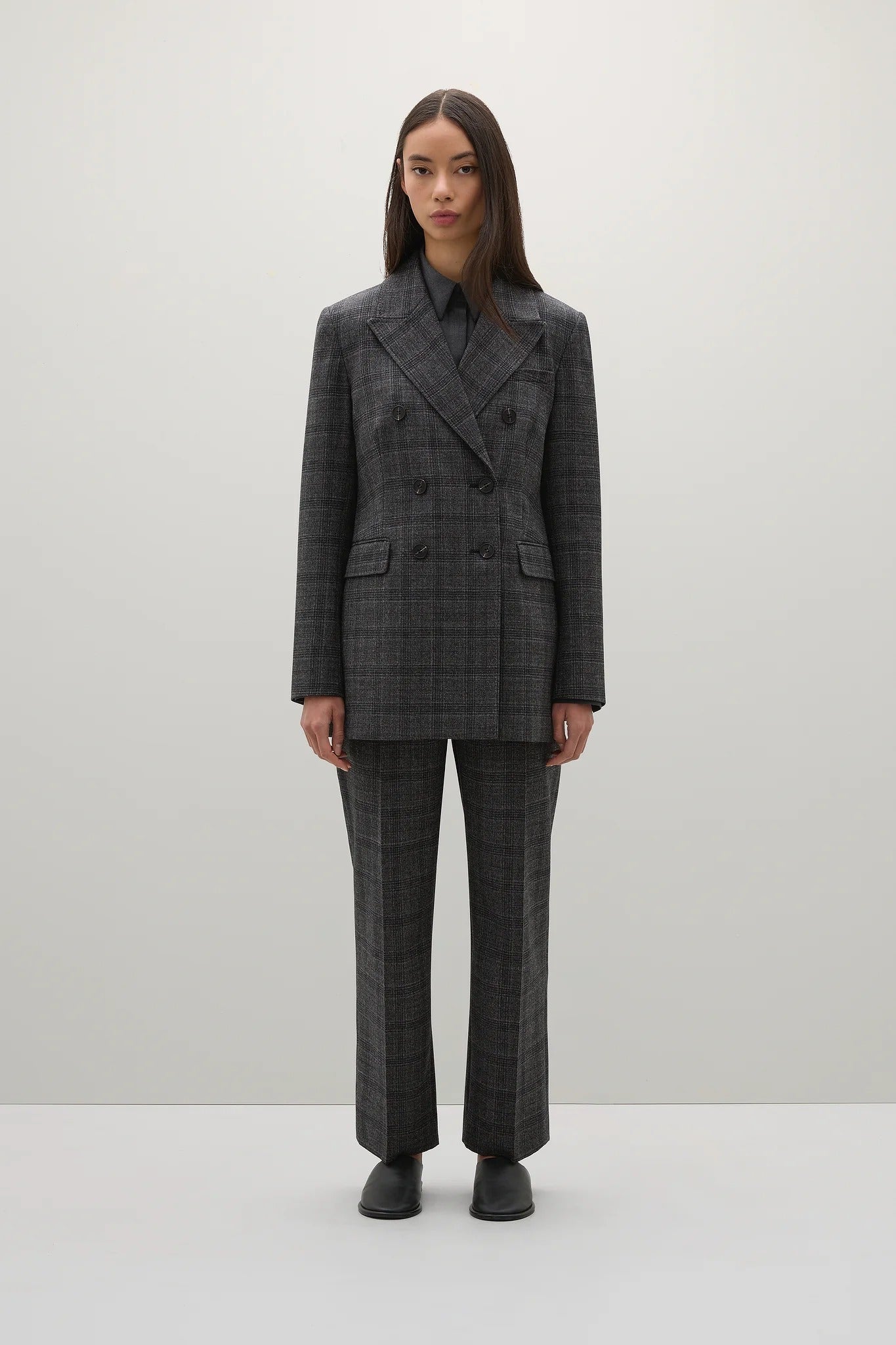 A.Emery | The Blanche Blazer - Black Check