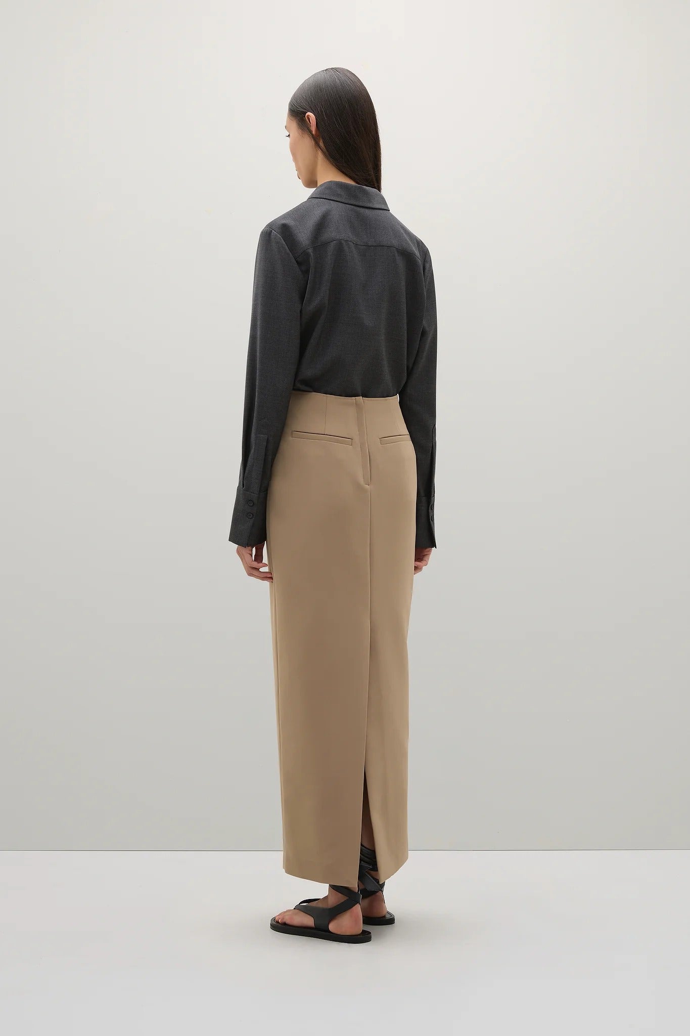 A.Emery | The Philippa Shirt - Charcoal Melange