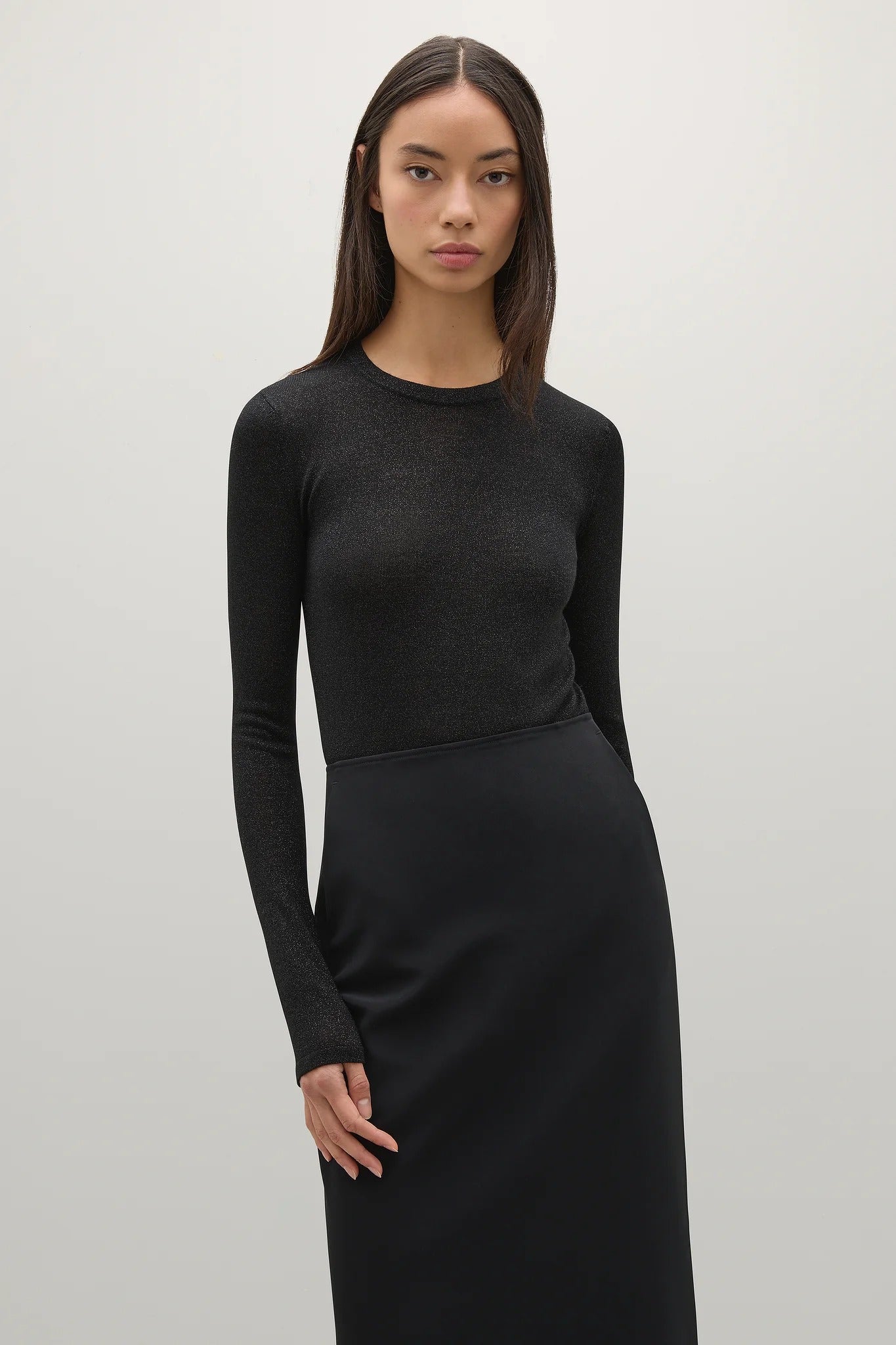 A. Emery | The Charlie Top - Metallic Black