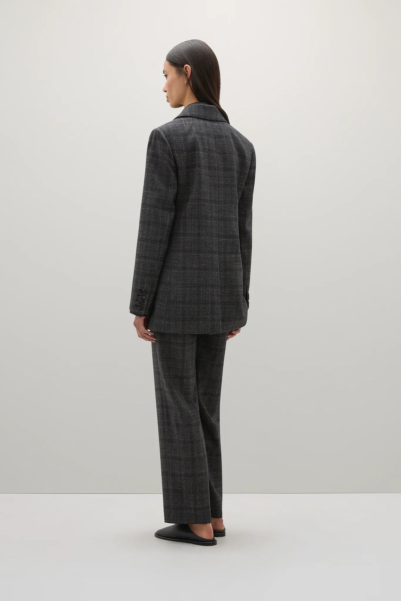A.Emery | The Blanche Blazer - Black Check