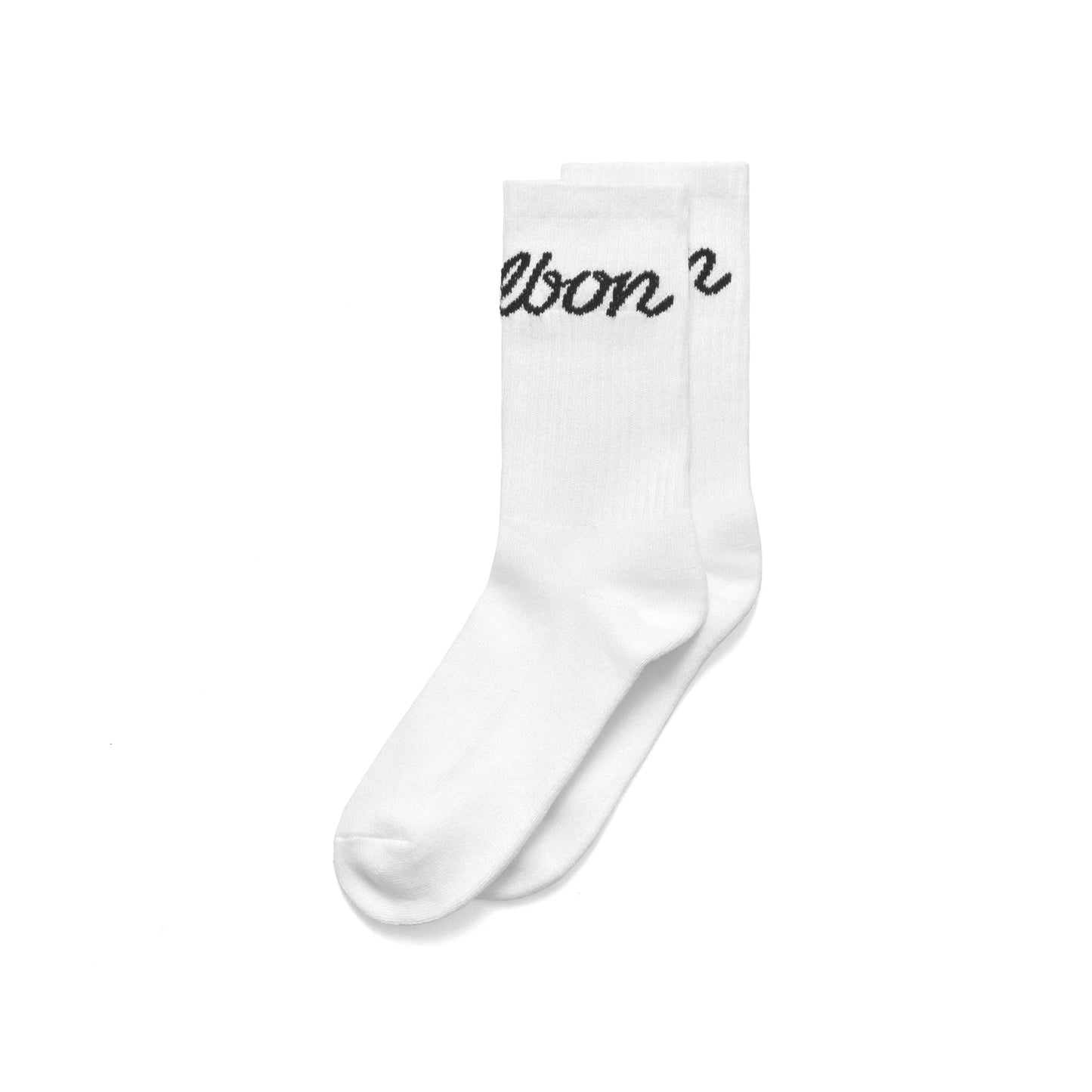 Malbon | Bon Script Socks - White