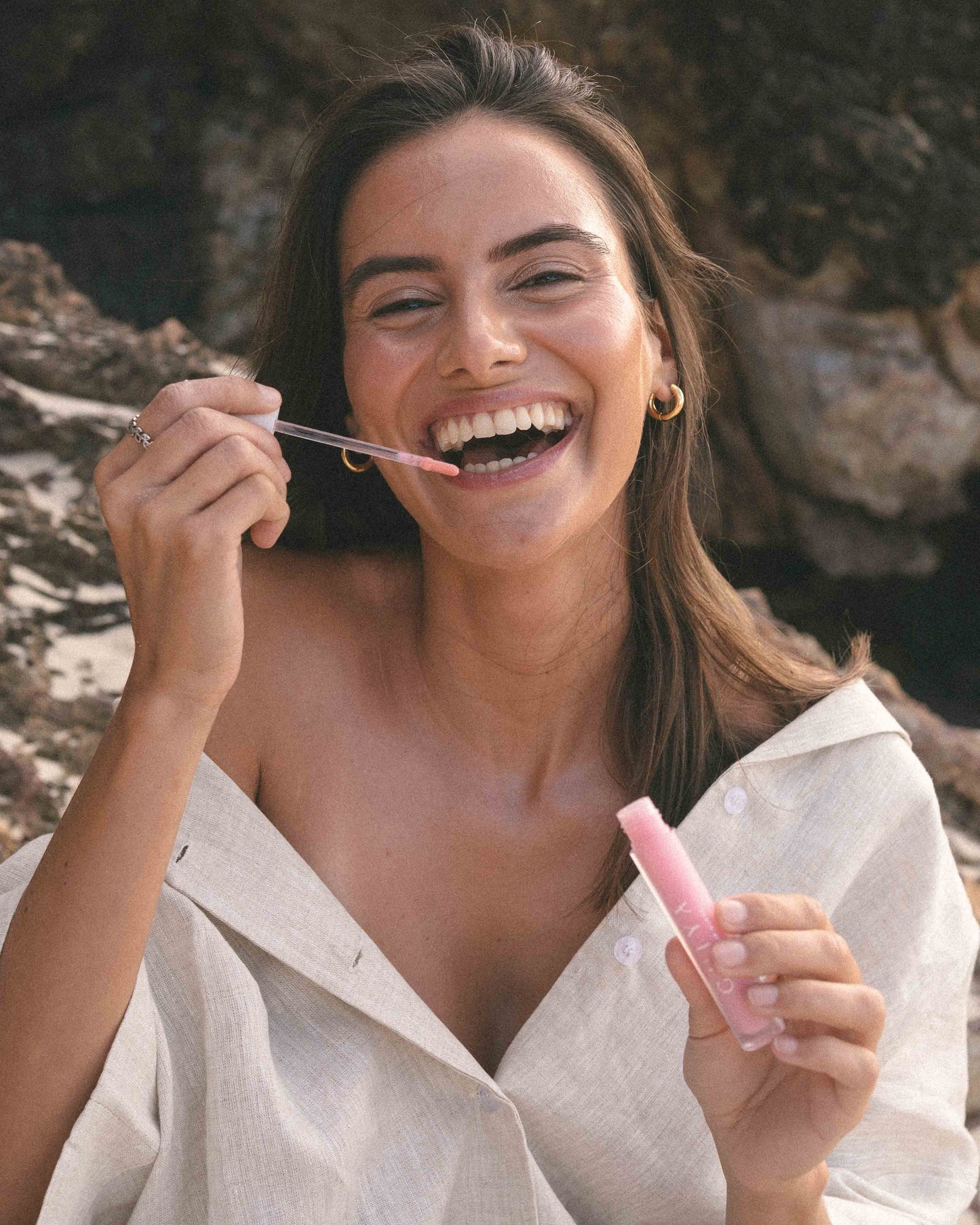Guiya Minerals | Glazed Lip Gloss - Sandstone Sheer