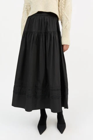 Skall Studio | Leaf Skirt - Black