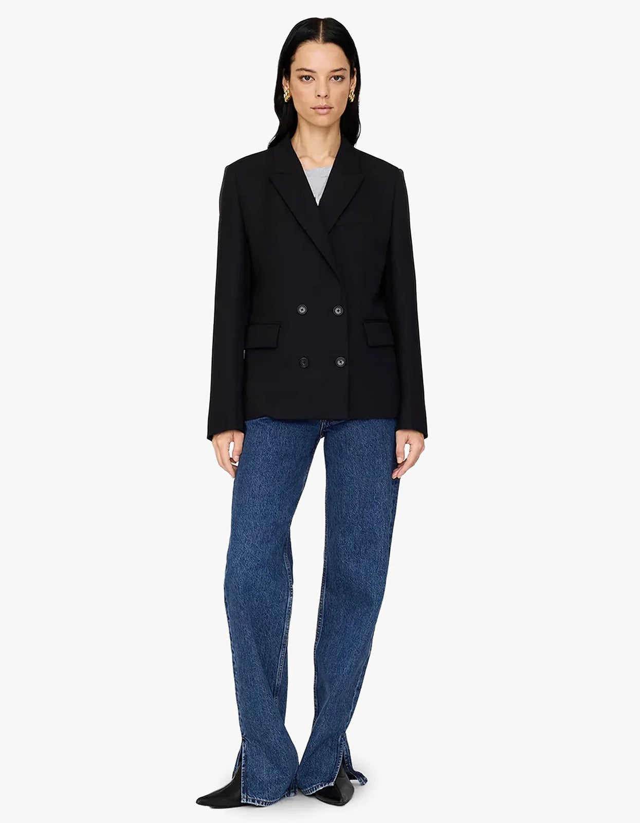 Anine Bing | Evalyn Blazer - Black