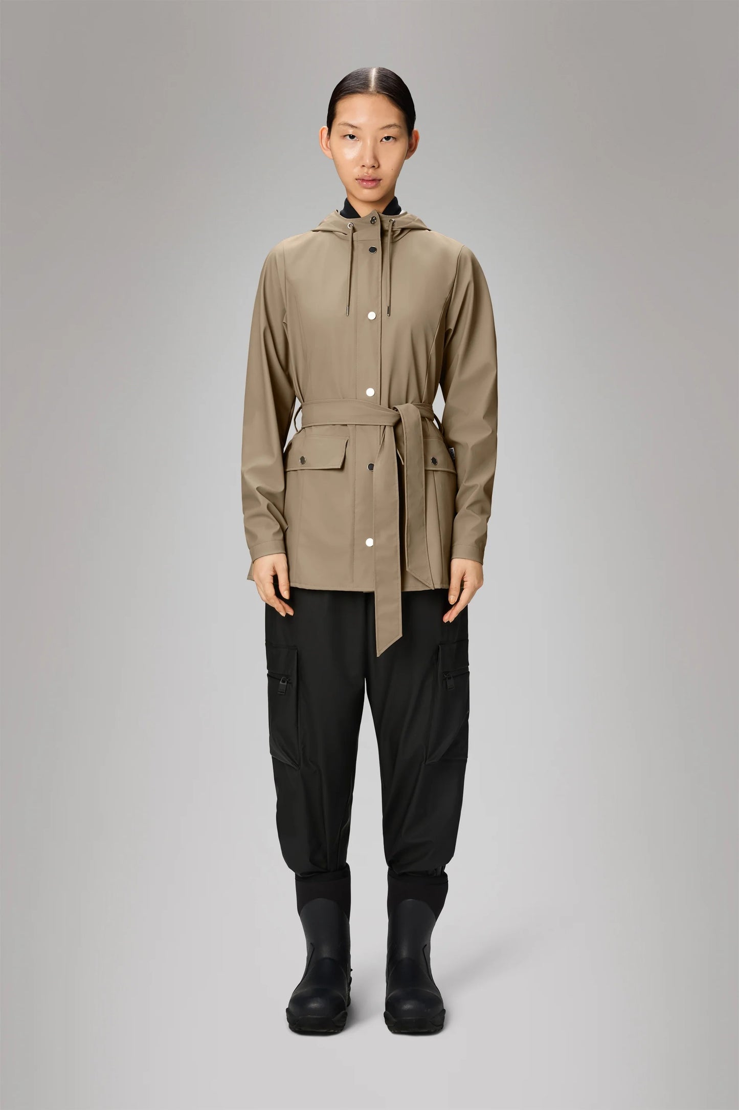 RAINS | Curve Jacket - Beige