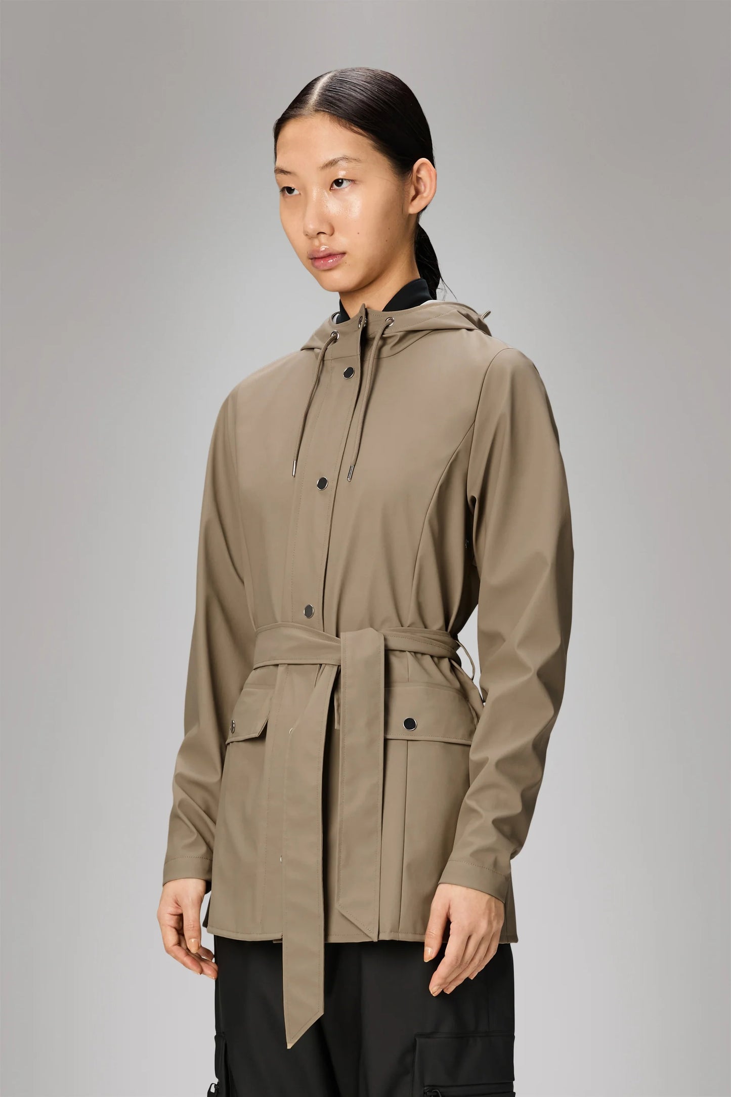 RAINS | Curve Jacket - Beige