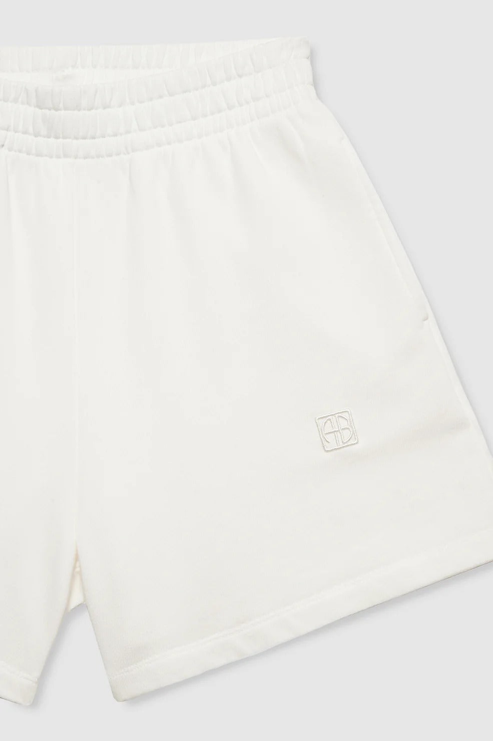 Anine Bing | Kam Short Framed Monogram - Off White