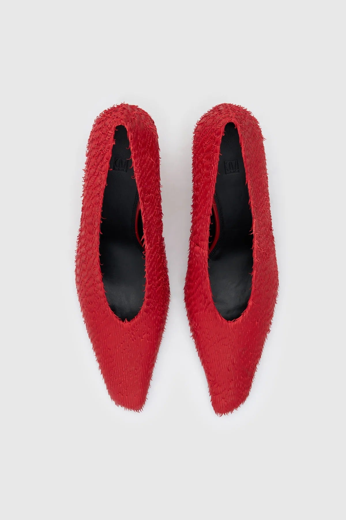 Camilla & Marc | Wave Textured Pump - Red