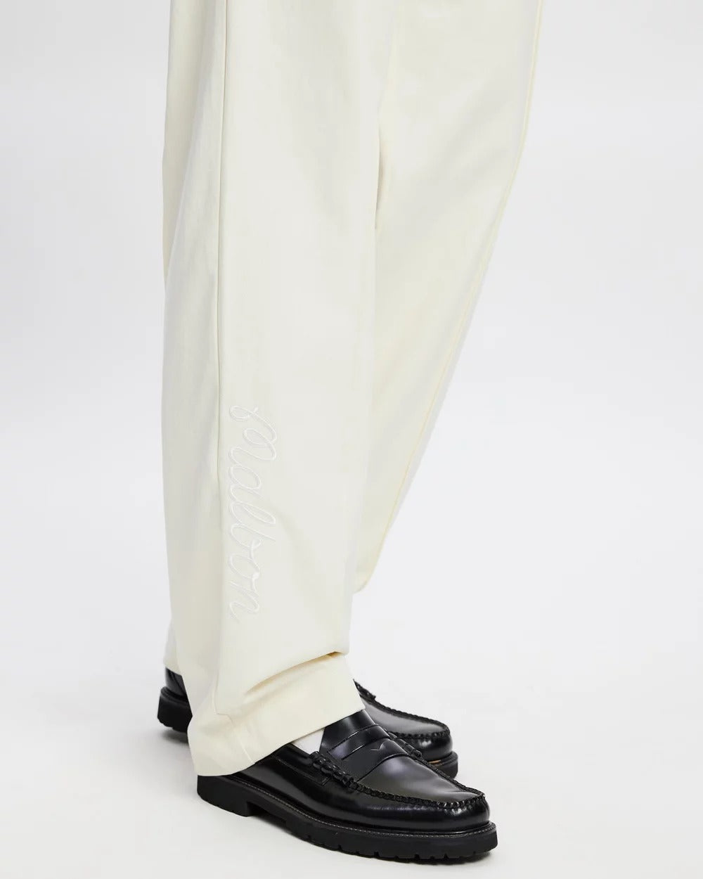 Malbon | Cannes Pleated Trousers - Ivory