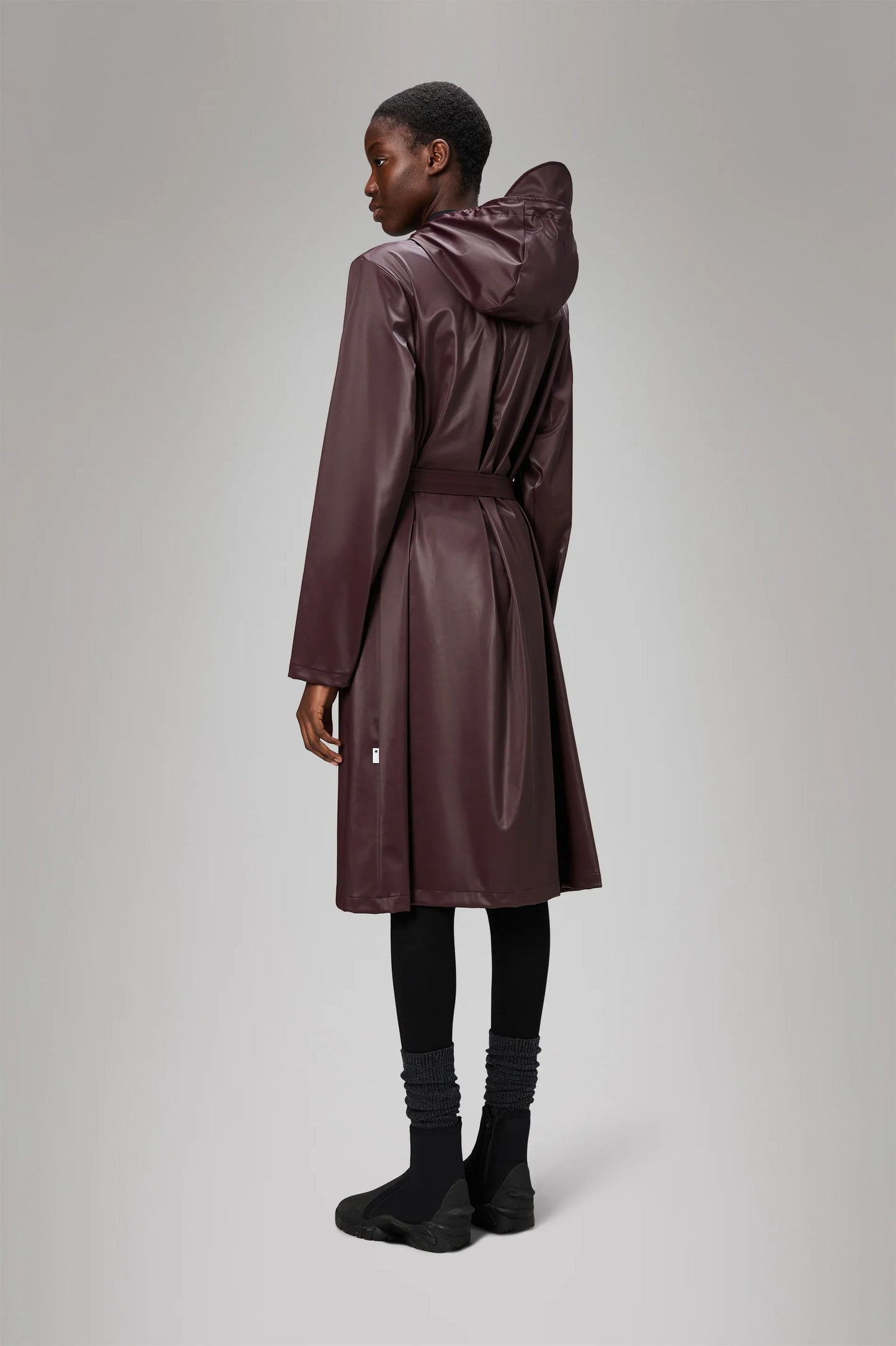 RAINS | A-Line Longer Jacket - Depth