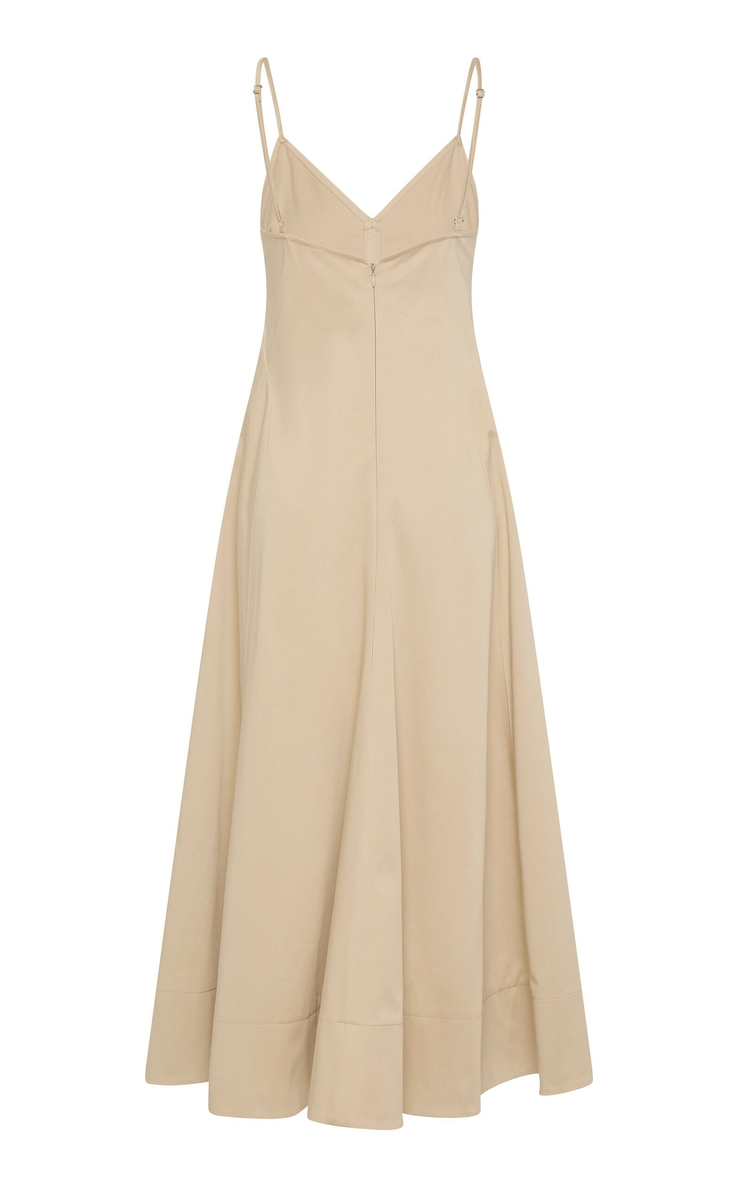 St Agni | Structured Cotton Dress - Champagne