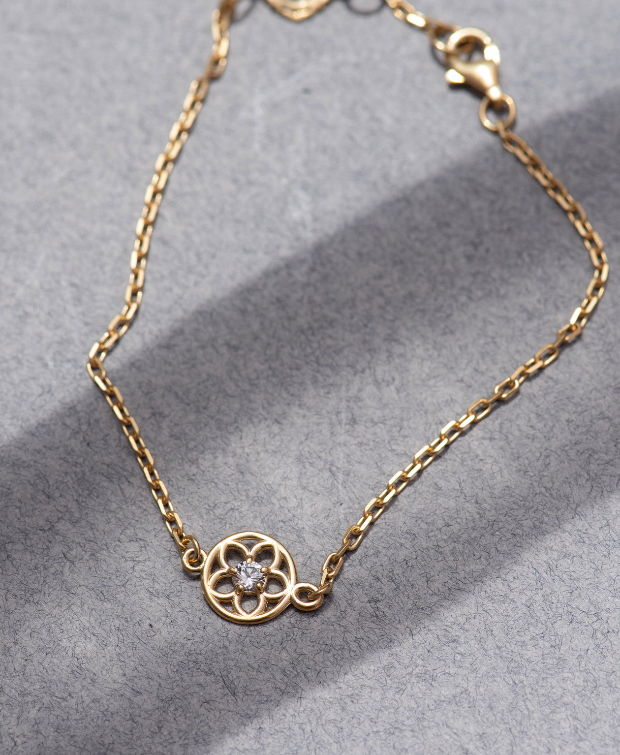 Zoe & Morgan | Manuka Bracelet - Gold/White Zircon