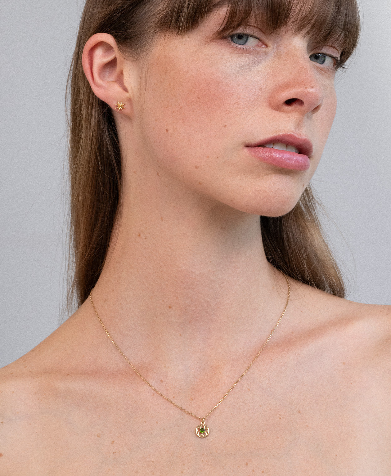 Zoe & Morgan | Manuka Necklace - Gold/Chrome Diopside
