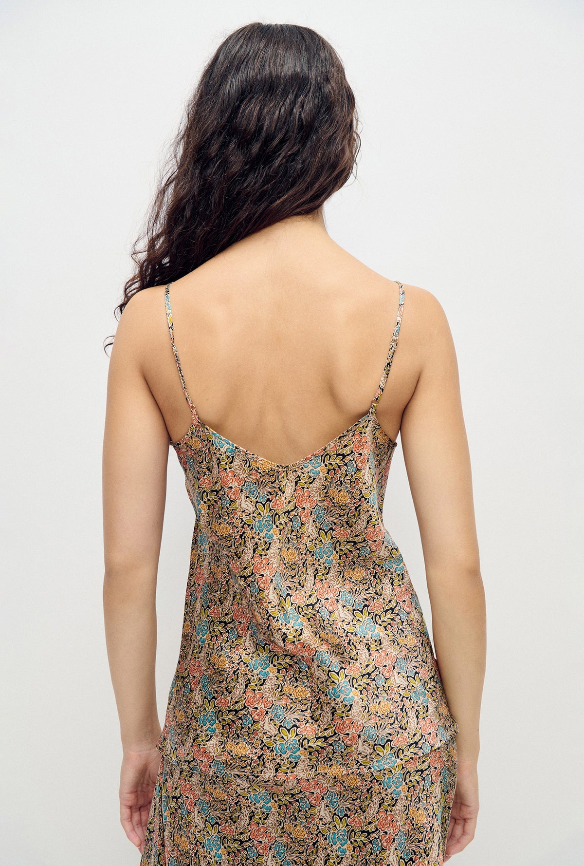 Silk Laundry | Bias Cut Cami - Sugar Floral