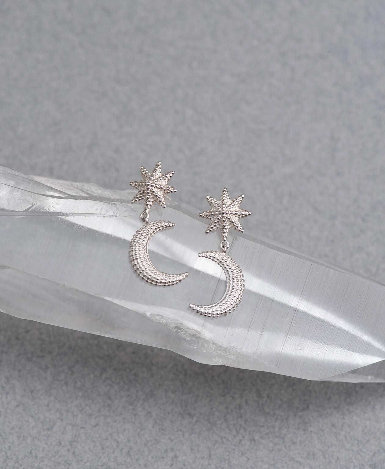 Zoe & Morgan | Moonlight Earrings - Silver