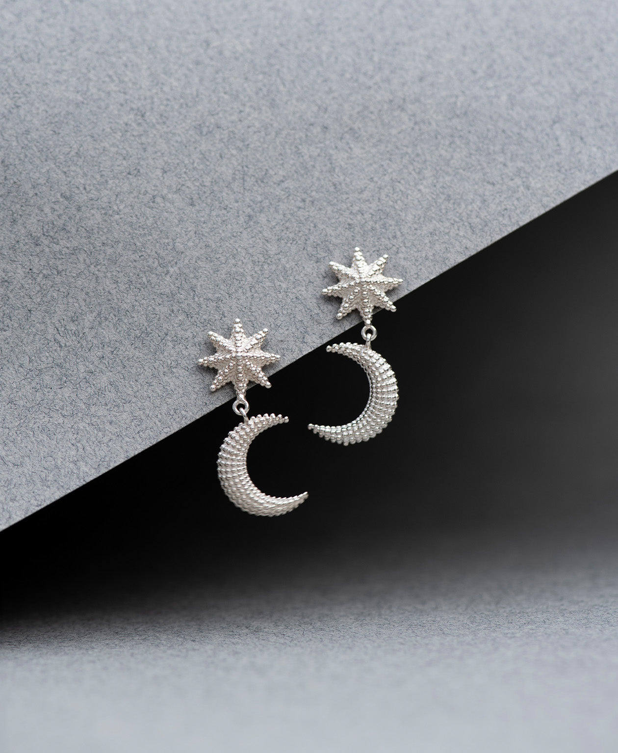 Zoe & Morgan | Moonlight Earrings - Silver