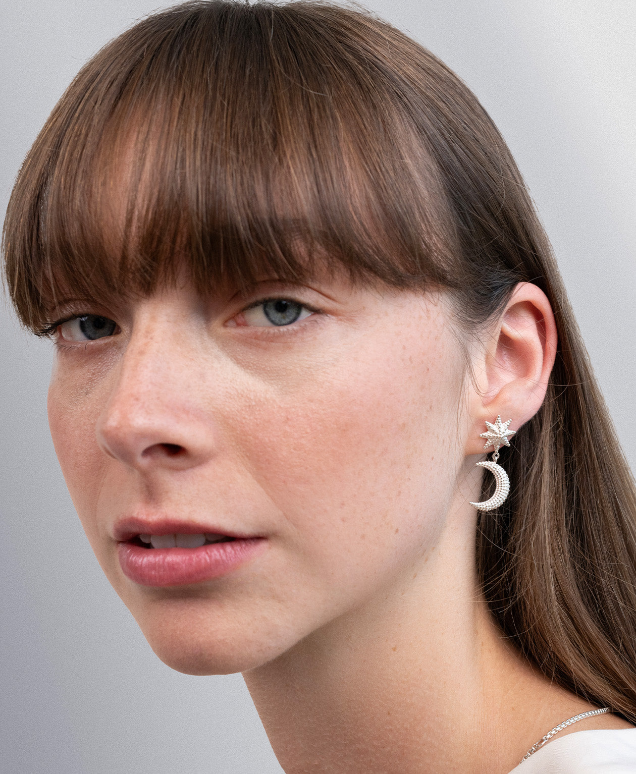 Zoe & Morgan | Moonlight Earrings - Silver
