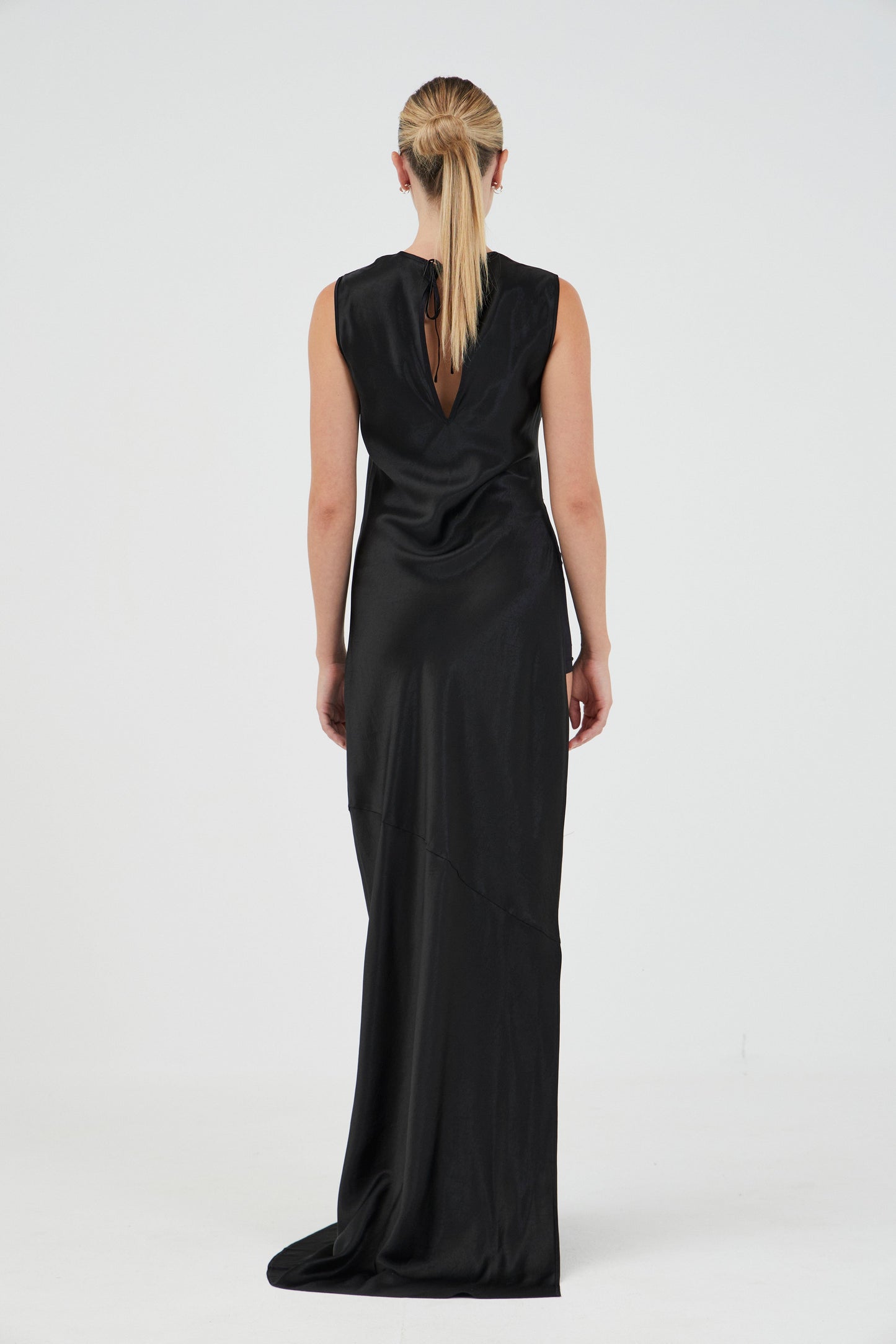 Third Form | Revery High Split Tank Dress - Black