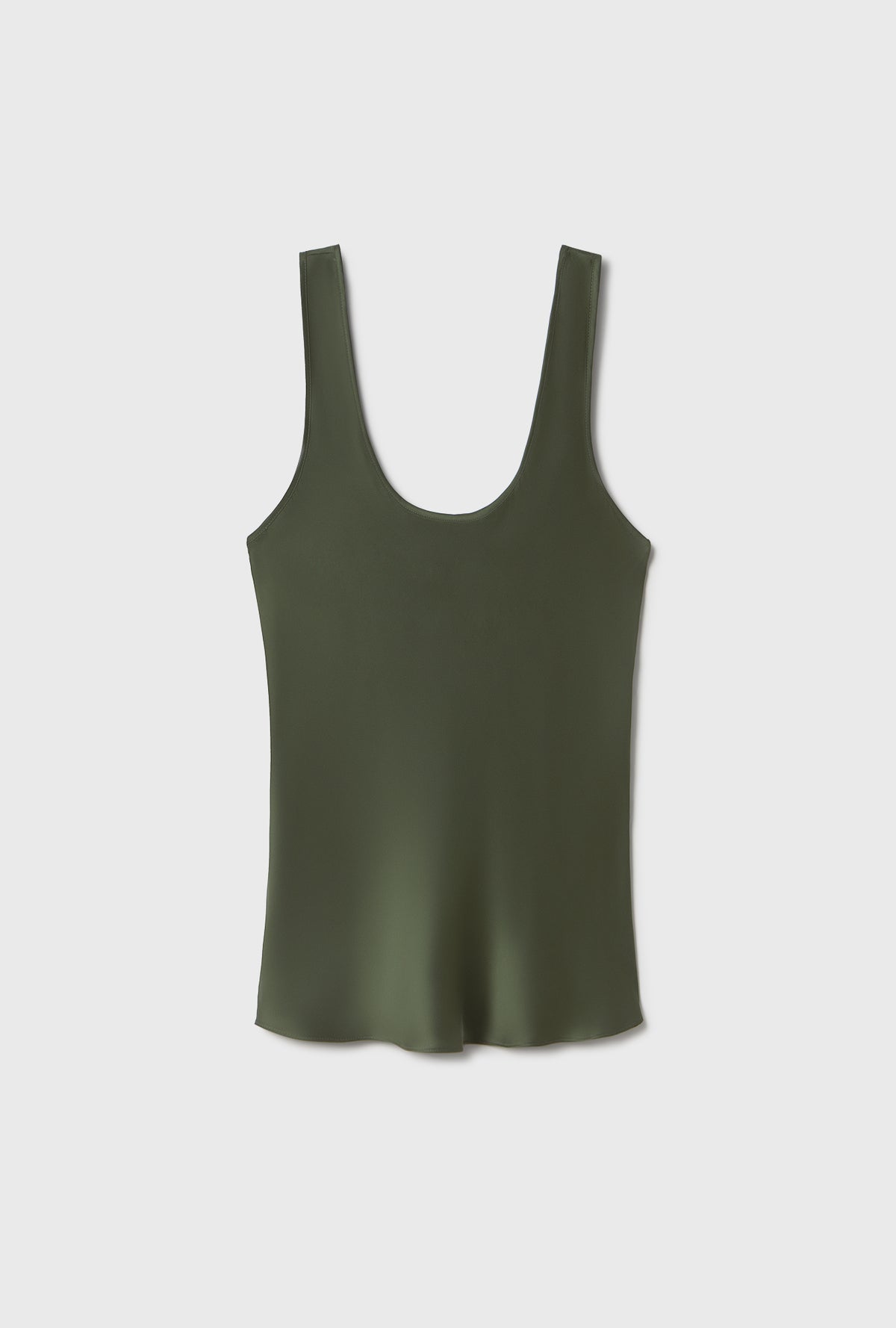 Silk Laundry | Scoop Neck Tank - Cedar