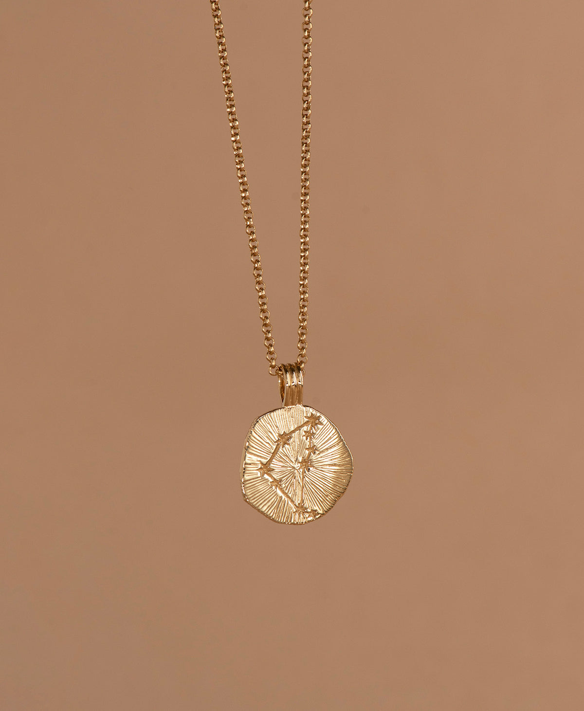 Zoe & Morgan | Sun In Capricorn Necklace - Gold