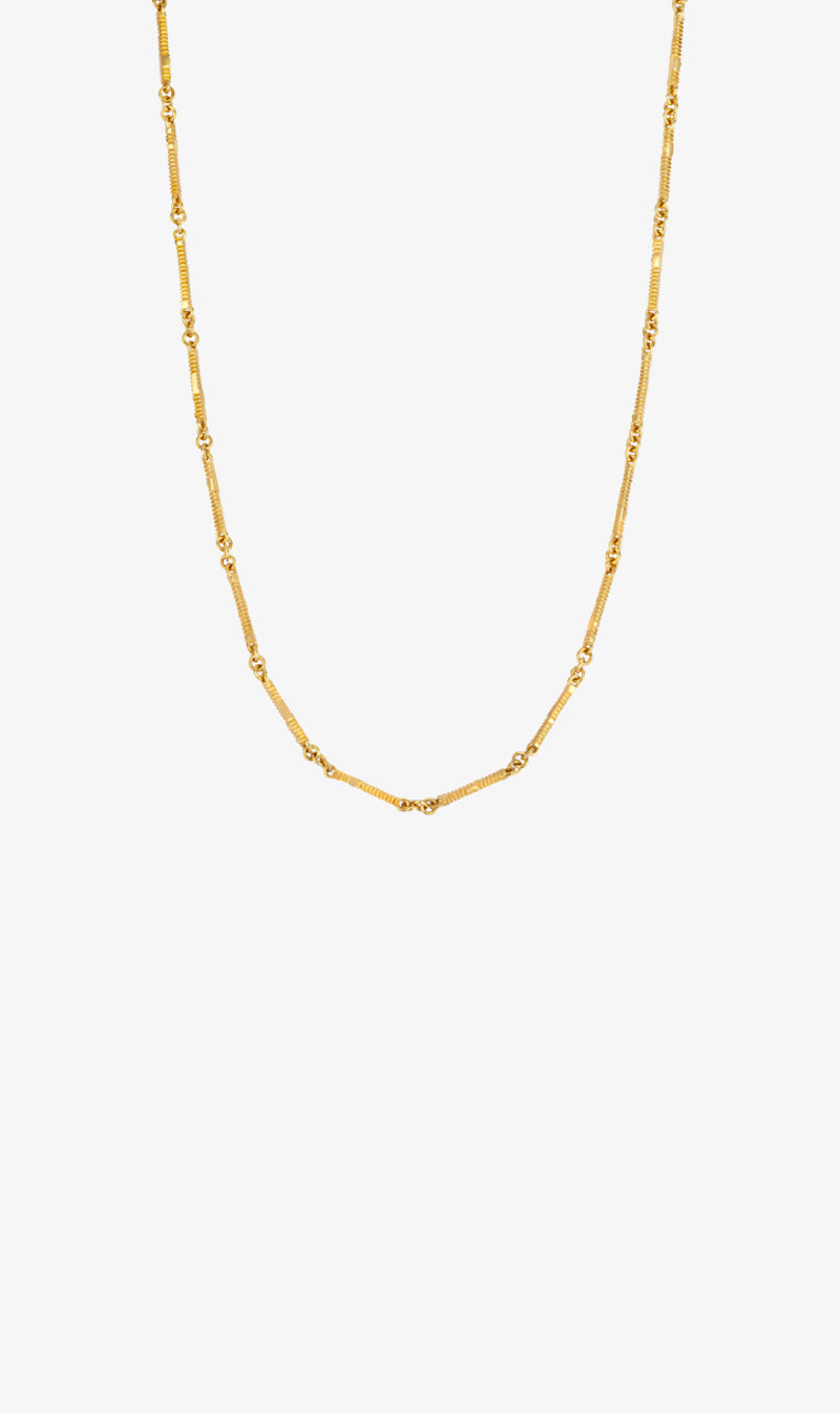 Zoe & Morgan | Ameena Chain 50cm - 22k Gold Plate