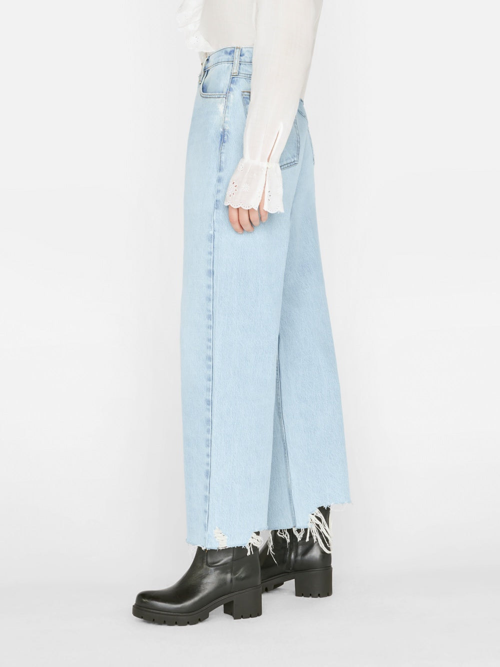 Frame Denim | Le High N Tight Wide Crop - Legacy Chew