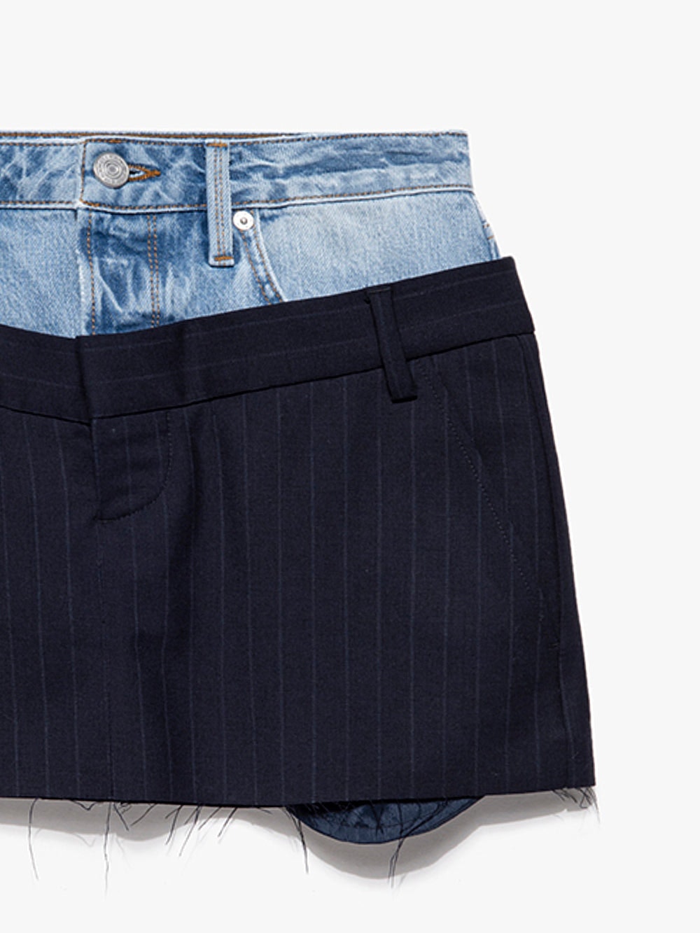 Frame Denim | Le Mix Mini Skirt - Navy Multi