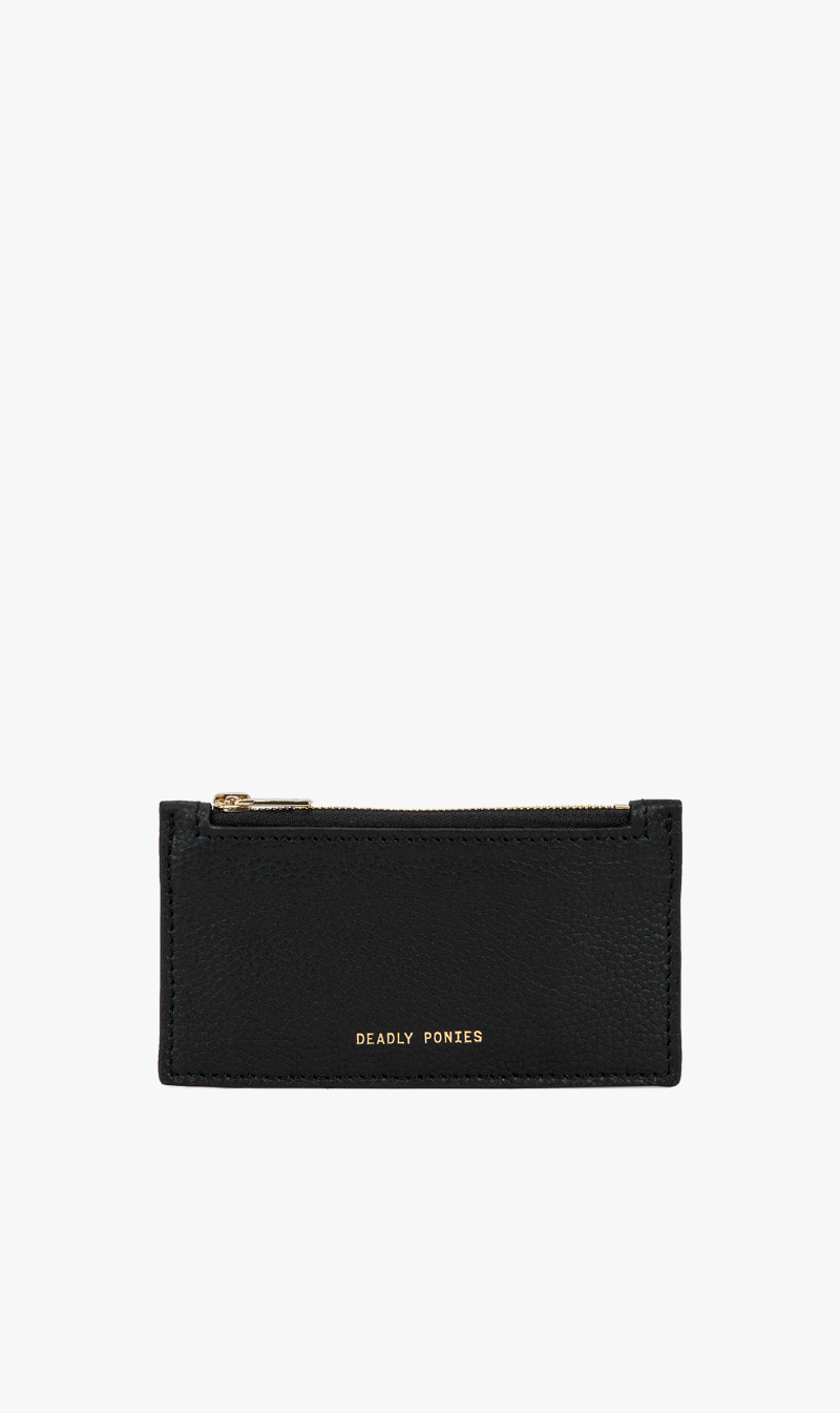 Deadly Ponies | Card Holder - Black/Brass