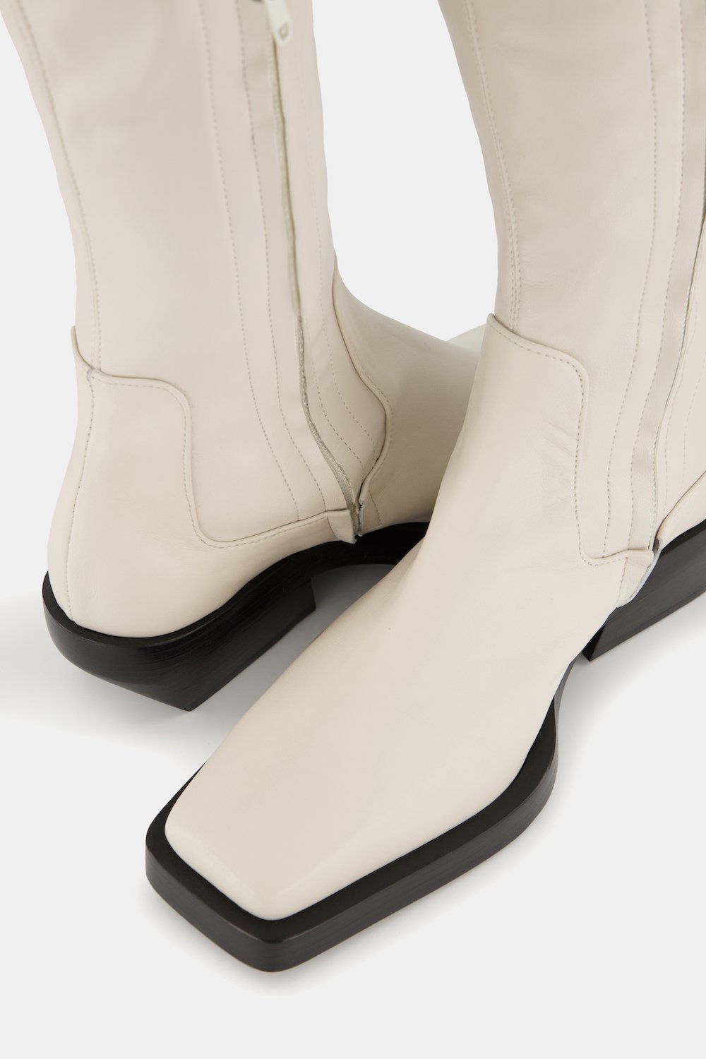 Rebe | Paris Over-The-Knee Boot - Ivory