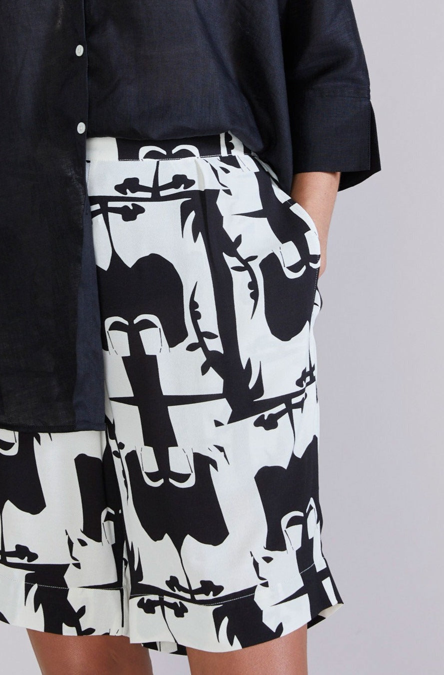 Laing | Scout Printed Short - Black