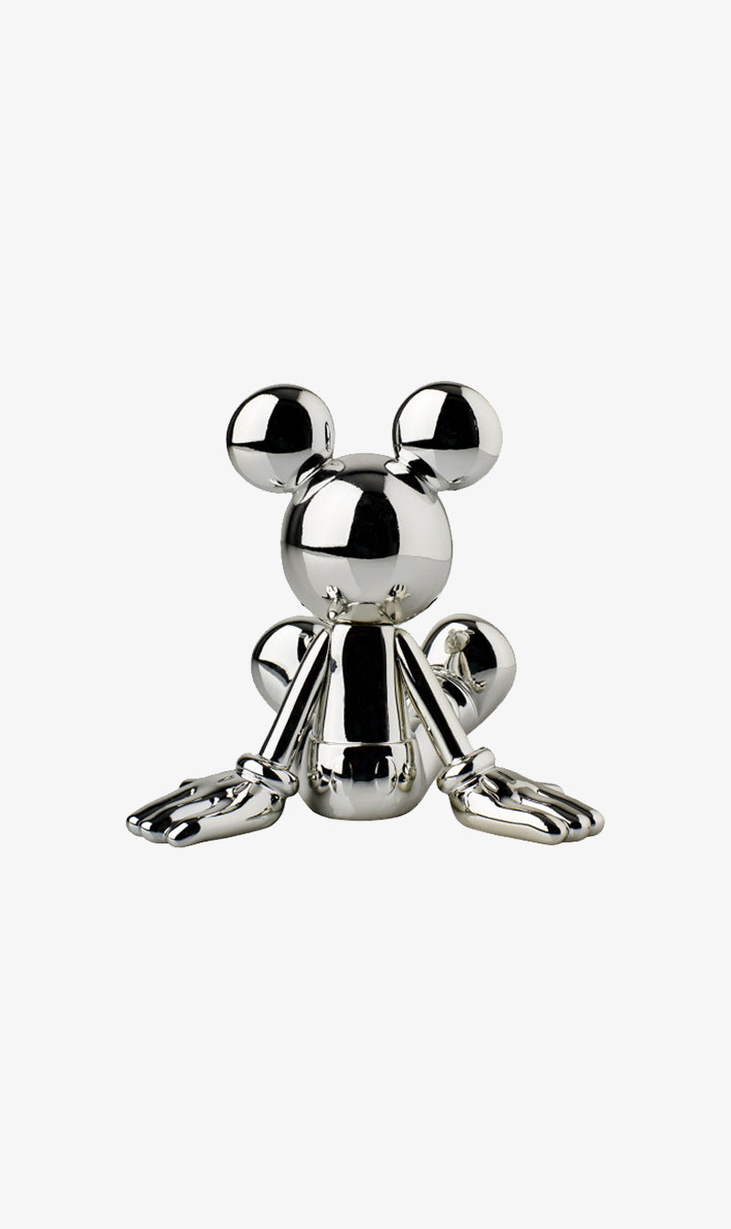 Leblon Delienne | Sitting Mickey - Chromed Silver