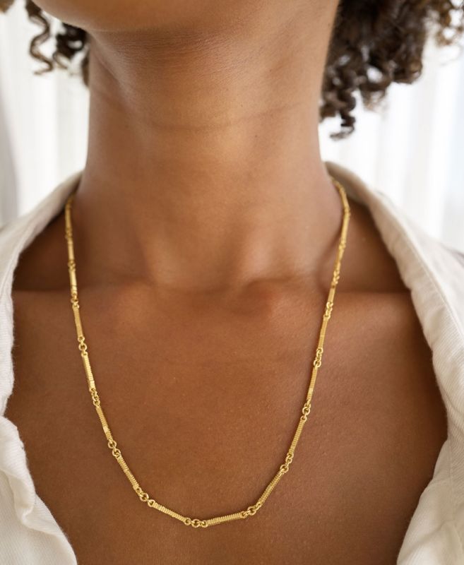 Zoe & Morgan | Ameena Chain 50cm - 22k Gold Plate